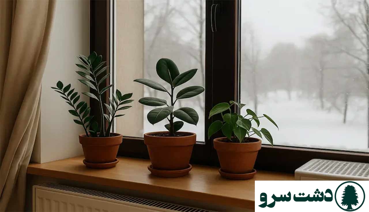 نگهداری گل های آپارتمانی در زمستان