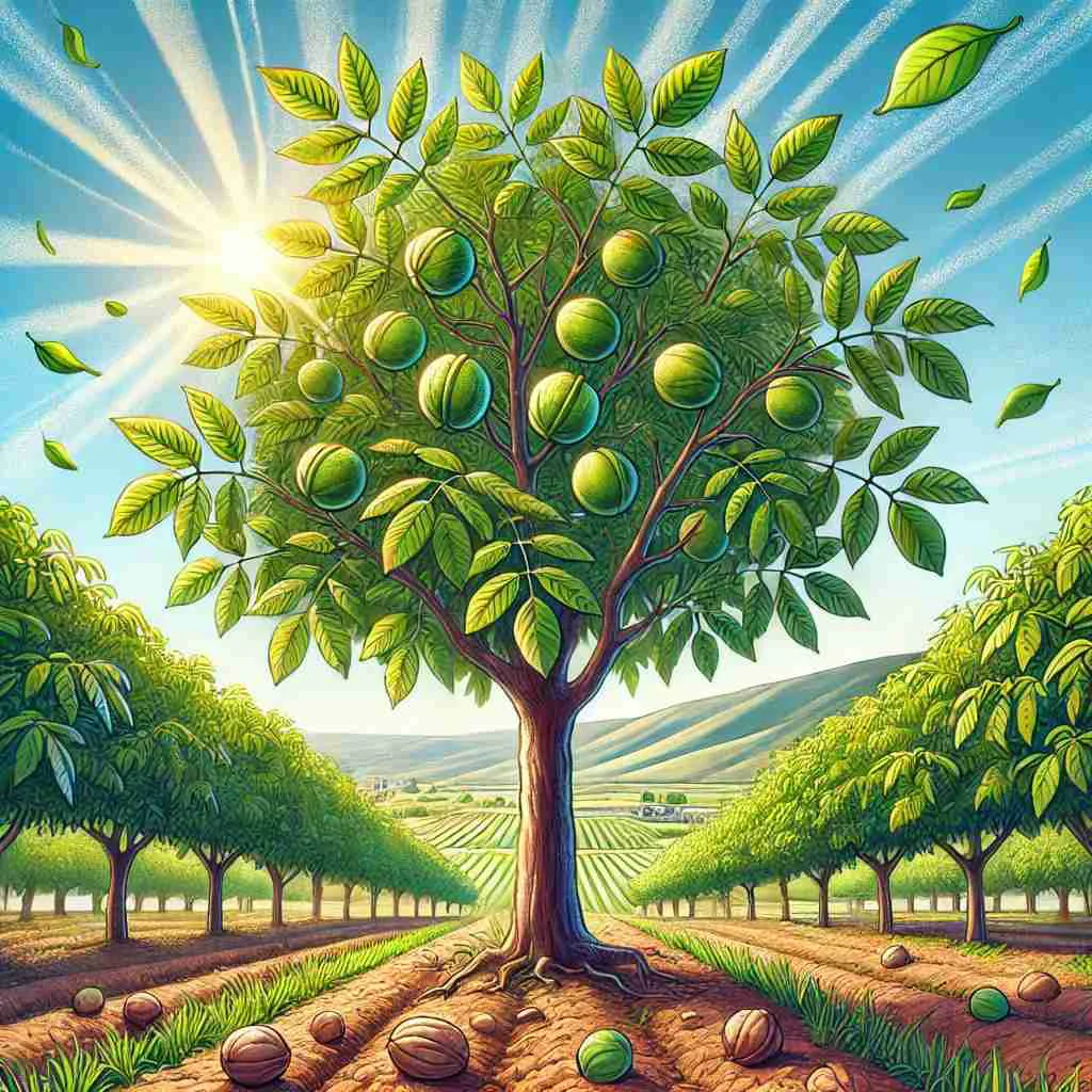 علت بار ندادن درخت گردو