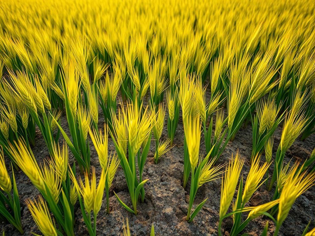 کاشت جو در زمین شور