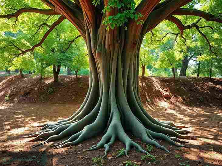 کود برای کلفت شدن تنه درخت