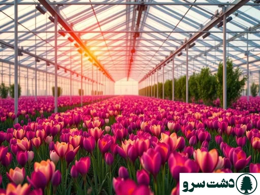 درآمد کشت زعفران گلخانه ای